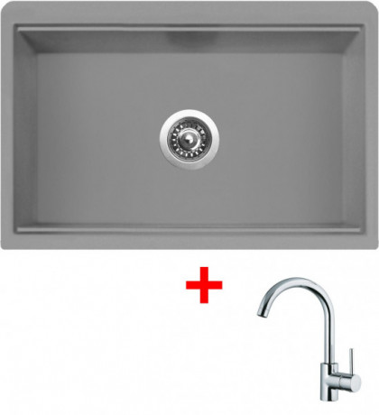 Sinks FARMHOUSE 838 NANO Nanogrey+MIX 35